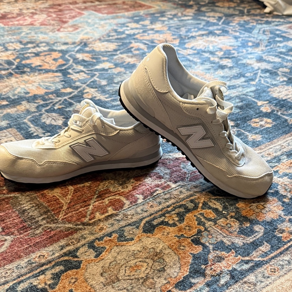 New Balance Light Gray Athletic Shoes